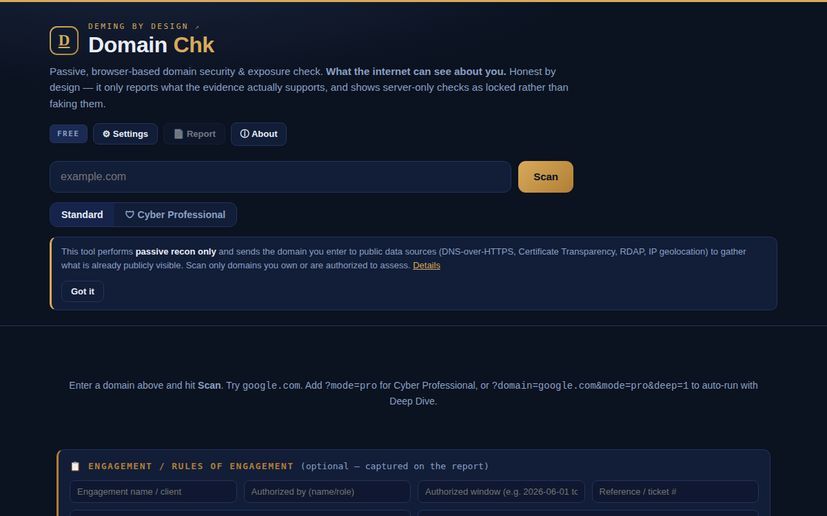 Domain Chk